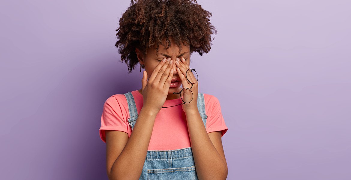 Rubbing your eyes might not be the best idea